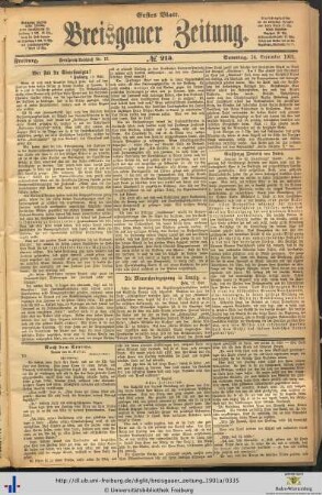 14.09.1901 (Erstes Blatt)