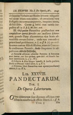 1041-1075, Lib. XXXVIII. Pandectarum