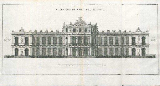 Élévation Du Côté Des Jardins.