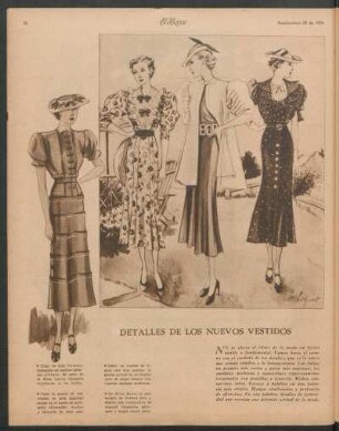 Detalles de los nuevos vestidos
