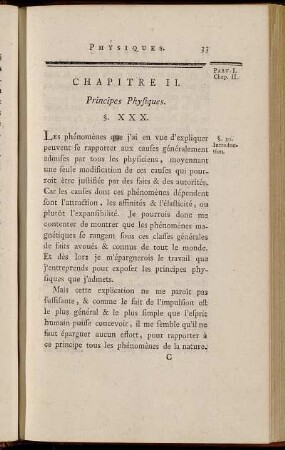 Chapitre II. Principes Physiques