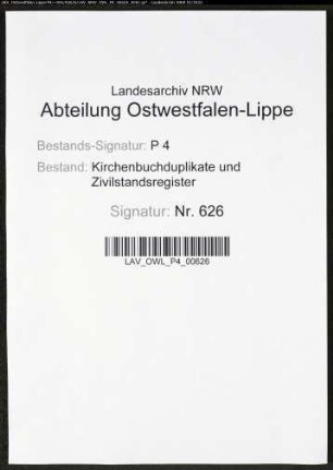 Kirchenbuchduplikate der katholischen Gemeinde (GHT 1849-1855, GHT 1857, GHT 1859, GHT 1860-1865). (Gemeinde: Büderich, Kreis Soest)
