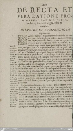 DE RECTA ET VERA RATIONE PROGIGNENDI LAPIDIS PHILOsophici, seu salis argentifici & aurifici.