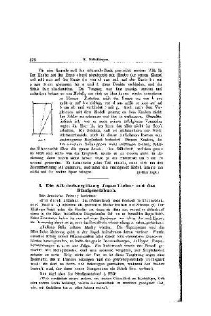 Die Alkoholvergiftung Jugendlicher und das Strafgesetzbuch : [Mitteilungen]