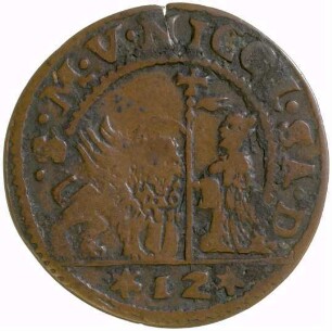 Münze, Soldo, 1675 - 1676