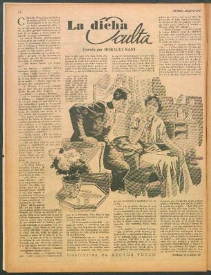 La dicha oculta : Cuento por Horacio Nani