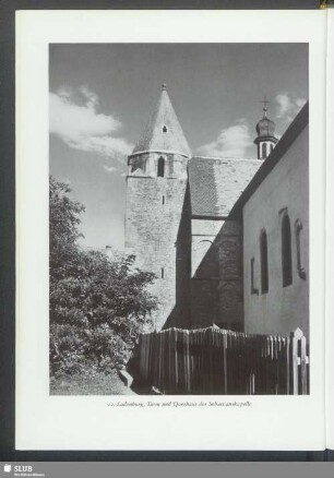 Ladenburg, Turm und Querhaus der Sebastianskapelle