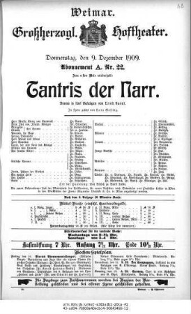 Tantris der Narr