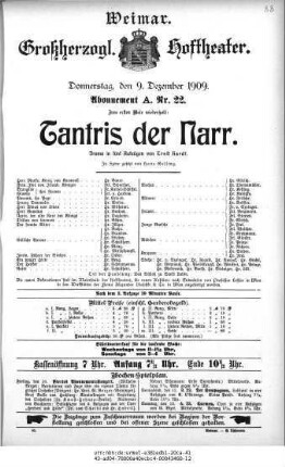 Tantris der Narr