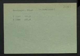Henninger, Ernst