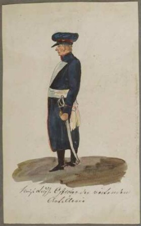 Kürassier-Offizier der russischen Kavallerie, 1813/1814