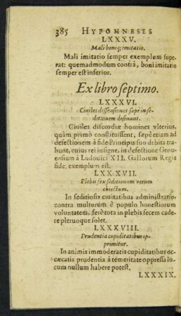 Ex libro septimo.