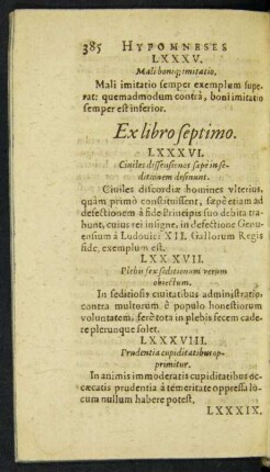 Ex libro septimo.