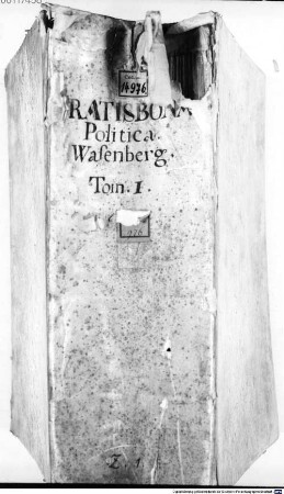 Eberhardi Wasenperg Ratisbonensis dioecesis illustrata. Band 1 - BSB Clm 14976 : Hoc opus P. Jo. B. Kraus, postea princeps et abbas, a. 1741 ex bibliotheca Scotorum monasterii S. Jacobi describi fecit. Sanftl