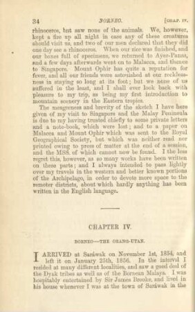 Chapter IV. Borneo - The Orang-Utan