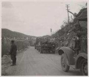 Wehrmachtssoldaten, Artillerie in Bulgarien, Abmarsch im Süden zur Bereitstellung für den Balkanfeldzug