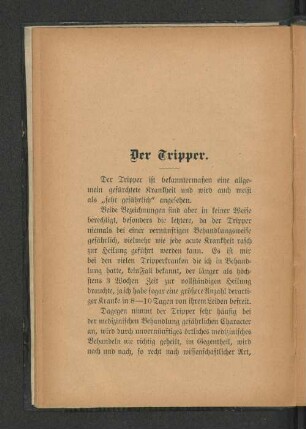 Der Tripper.