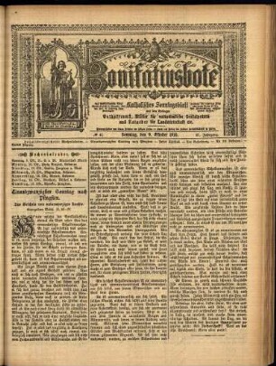Erste Ausgabe vom Sonntag, den 09. Oktober 1910.