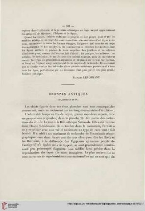 5: Bronzes antiques