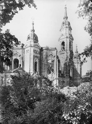 Dresden, Trinitatiskirche : Dresden-Johannstadt. Trinitatiskirche. Außenansicht