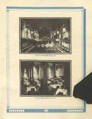 Weinhaus Rheingold, Kaisersaal ; Weinhaus Rheingold, Pfeilersaal