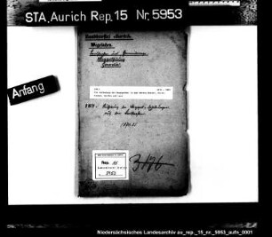 Die Aufhebung der Wegegelder in den Ämtern Weener, Stickhausen, Norden und Leer