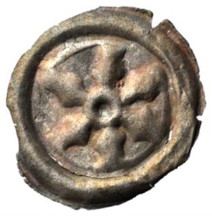 Fundmünze, Hohlpfennig, Scherf (Hohlscherf), nach 1450