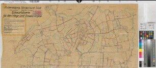 Sendenhorst (Sendenhorst), Flurbereinigung Sendenhorst, Wege- und Gewässerplan