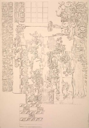 Tikal, Temple 4, Lintel 2 (TIK: Lnt. 2, Temp. 4)