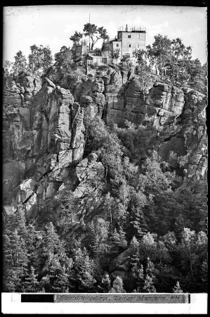 Sächsische Schweiz, Kleiner Bärenstein mit Berggasthaus