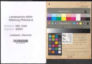Entnazifizierung Heinrich Loebach , geb. 15.04.1900 (Zimmermann)