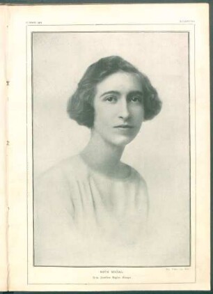 Nota social. - Srta. Josefina Riglos Alzaga