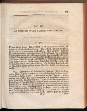 Cap. III. De Rebvs In Qvibvs Fevdvm Constitvitvr.