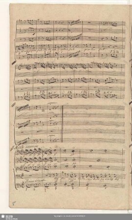 Recit[ativo] accomp[agnato]: Ach höre meine Seele was Jesus hier vor dich