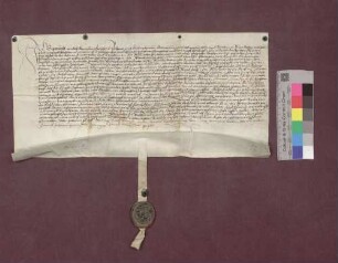 Sigmund von Falkenstein gibt die Badstube zu Ebringen an Veit Scherer von Eichstetten als Erblehen.
