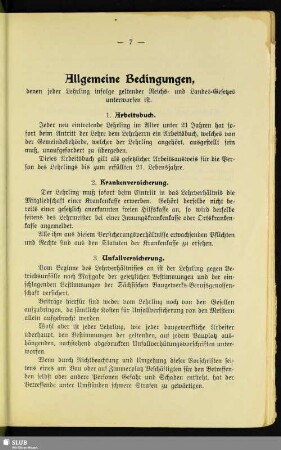 Allgemeine Bedingungen