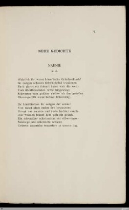 Neue Gedichte / Karl Wolfskehl
