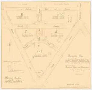 Siedlung Attilahöhe, Berlin-Tempelhof: Gesamtlageplan