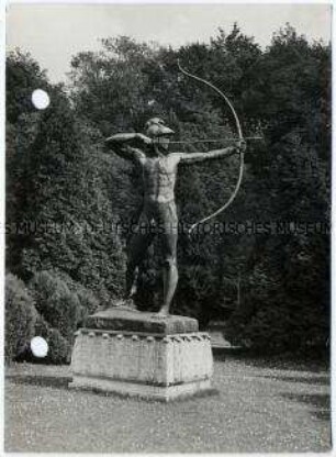 Potsdam, Sanssouci, Bogenschütze im Sizilianischen Garten