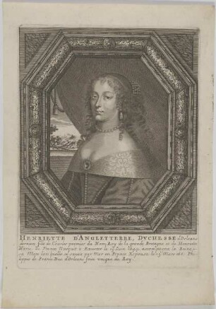 Bildnis der Henriette d'Angleterre