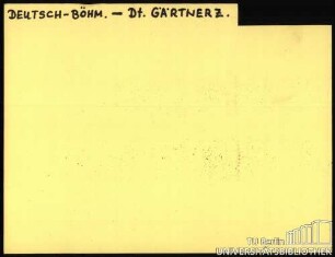 DEUTSCH-BÖHM.-DEUTSCHE GÄRTNERZ.