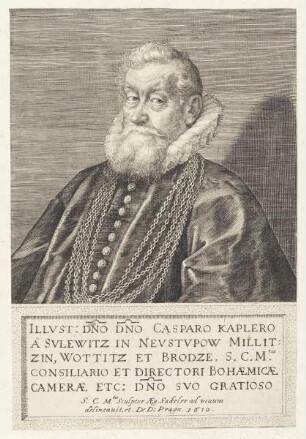 Bildnis des Casparo Kaplero à Svlewitz