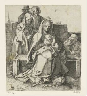 Heilige Familie, sechsfigurig