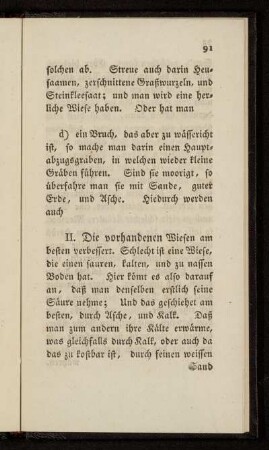 II. [Die Verbesserung der vorhandenen.]