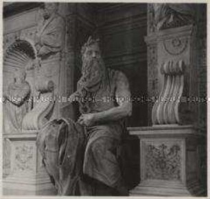 Rom, Kirche St. Peter in den Ketten, Michelangelos Grabmal für Papst Julius II., Moses
