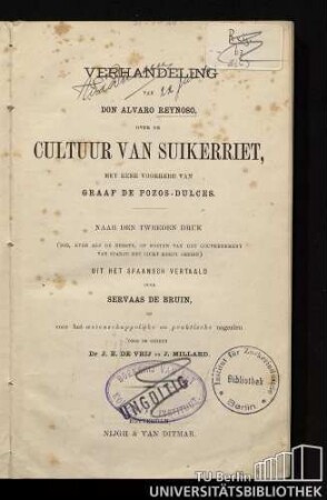 Verhandeling over de cultuur van suikerriet
