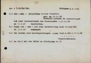Hossfeld, Gustav