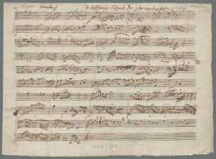 2 Sonatas, vl, b - BSB Mus.ms. 6566 : [heading:] di Wolfgango Mozart den jten September 1768