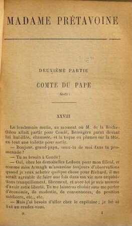 Madame Prétavoine, 2