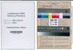 Entnazifizierung Maria Heilkenbrinker , geb. 30.01.1909 (Aerztin)